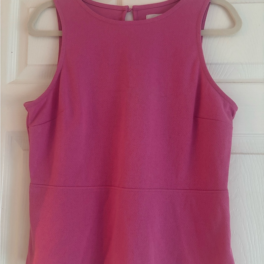 14th & Union Fuchsia Sleeveless Blouse